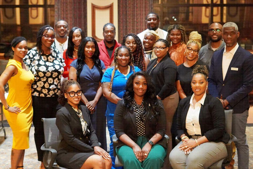 Chamber board and members group photo
