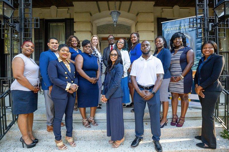Chamber leadership and members group photo